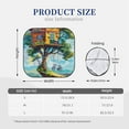 thumbnail image 3 of Balery 2 Piece Whimsical Treehouse Painting Car Windshield Sun Shade|Foldable Front Windshield Shade for Car Front Window for Most Sedans SUV Truck-Small, 3 of 7
