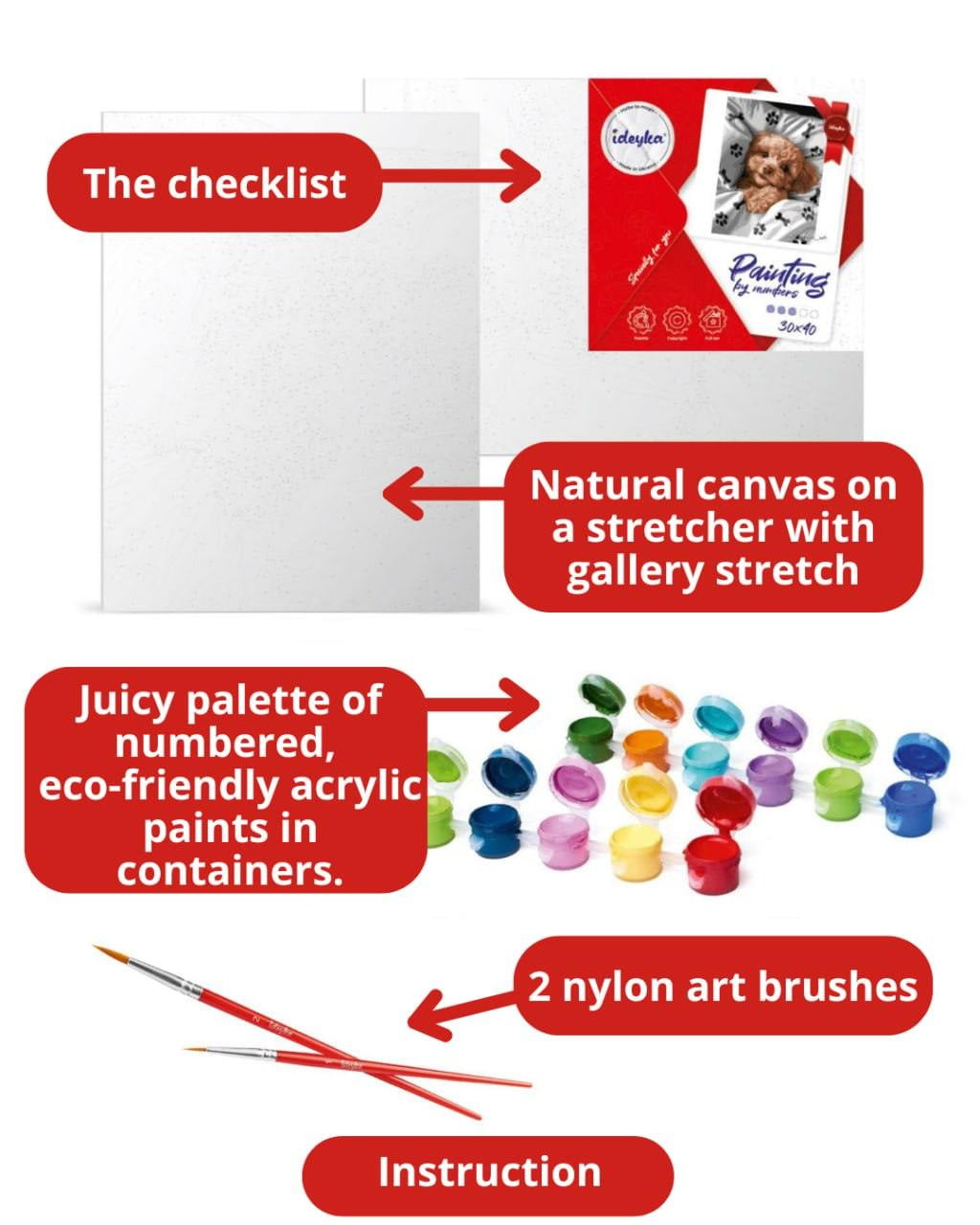 Painting by Numbers kit Mountain peace KHO2763