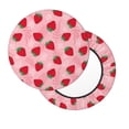 thumbnail image 2 of Easygdp Strawberry Print Easy To Install Bar Stool Covers&Stool Covers Round&Elastic Stool Cover, Barstool Covers,Washable&Bottom With Elastic Edge-12 inch, 2 of 7
