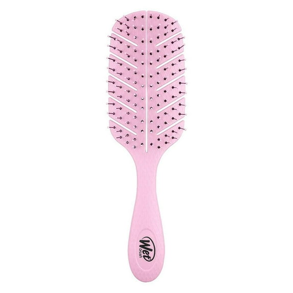 Pale Pink , The Wet Brush Go Green Detangler - Pack of 2 with SLEEKSHOP Teasing Comb