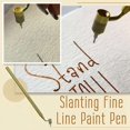 thumbnail image 4 of 2X Pluma Pintura Línea Fina Inclinada, Rotulador Aplicador de Pintura de Escritura de Fluido de Línea Fina para Detalles de Etiquetas, para Astillas , Reparación de Arañazos 1, 4 of 9