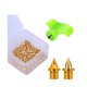 thumbnail image 1 of 50 clavos de repuesto para zapatas de pista, antideslizantes y ligeros. Oro, 1 of 9
