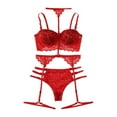 thumbnail image 2 of uublik Valentines Lingerie Set for Women Plus Size Bodysuit Lace Sexy Naughty Babydoll, 2 of 5