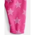 thumbnail image 3 of Wonder Nation Baby Girls' Fleece Jogger Pants, Sizes 6M-24M, 3 of 3