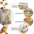 thumbnail image 6 of Shower Curtains for Bathroom-72"x72",Thanksgiving Pumpkin Fall Orange Maple Leaves Tree Waterproof Bath Curtain Shower Curtain Set, 6 of 7