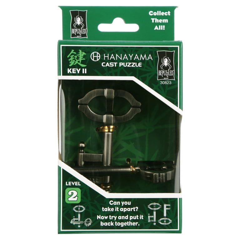BePuzzled | Key Hanayama Cast Metal Brainteaser Puzzle Mensa Rated