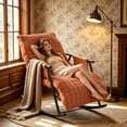 thumbnail image 6 of Flannel Recliner Pad for Chair Seat and Backrest Cushion Set | Warm Soft Thickened Cover for Home Office Nap | Rocking Chair Cushion with Full Coverage Non-Slip Design, 6 of 6
