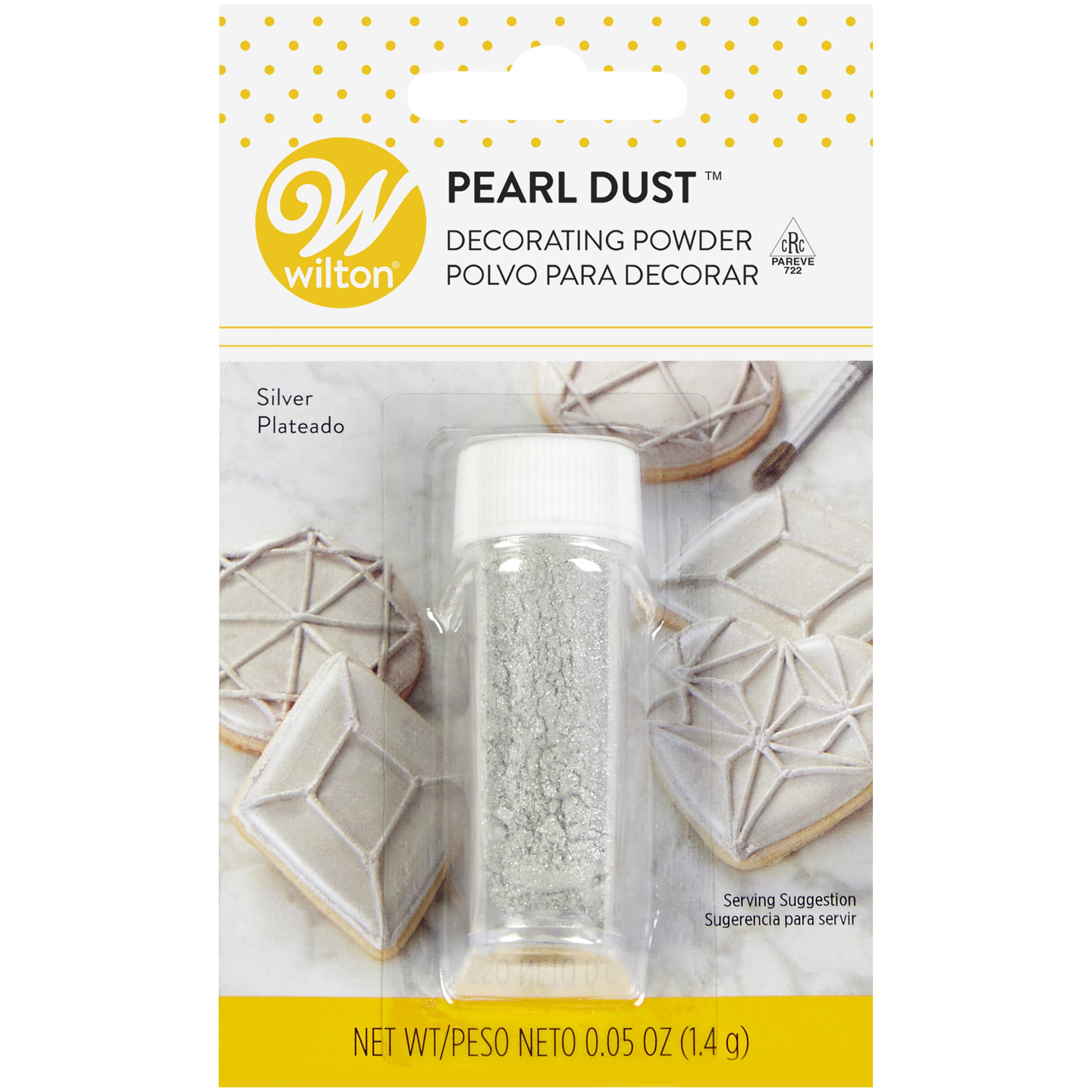 Wilton Silver Pearl Dust, 0.05 oz.
