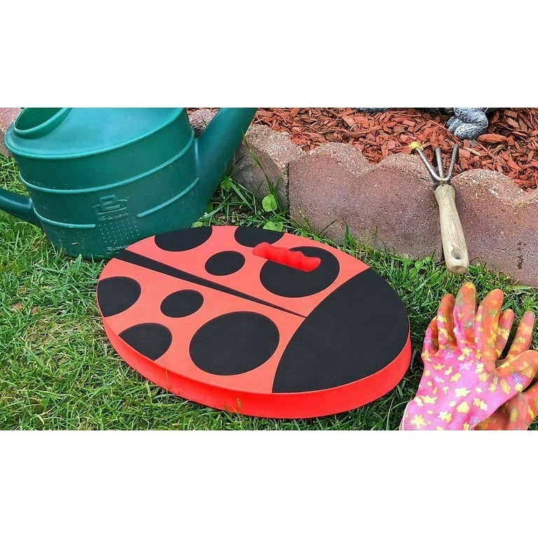 Wonderful Lady Bug Kneeling Pad – Green, Indoor/Outdoor Gardening Mat, Free Shipping