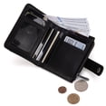 thumbnail image 5 of Wrangler Wallet for Women Small Bifold Wallet Womens Ladies Female Credit Card Wallet with Removable ID Window, Black, 5 of 7