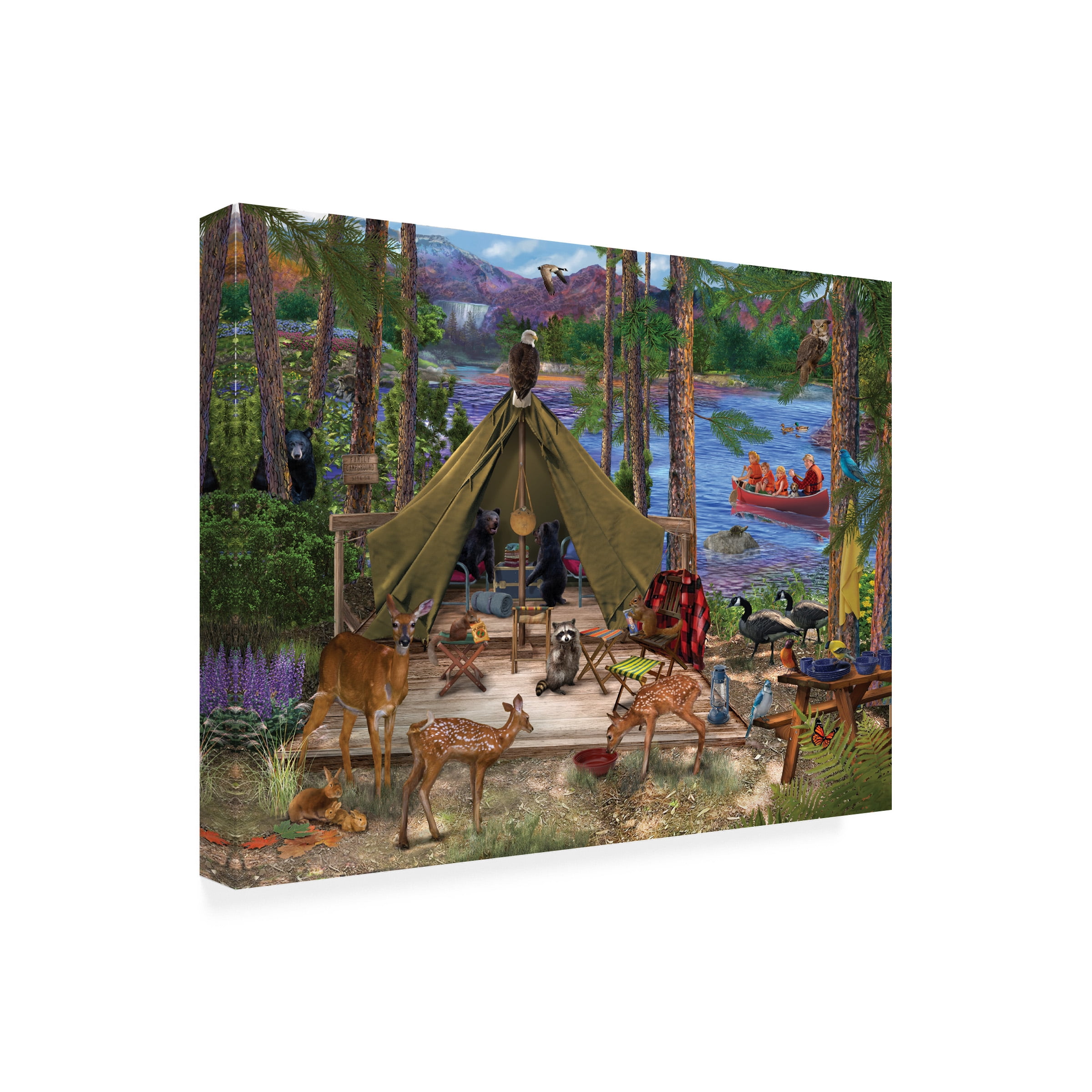Bigelow Illustrations 'Friends and Family' Canvas Art