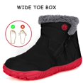 thumbnail image 6 of Kids Barefoot Snow Boots Wide Width Ankle Booties for Girls Boys, 6 of 7