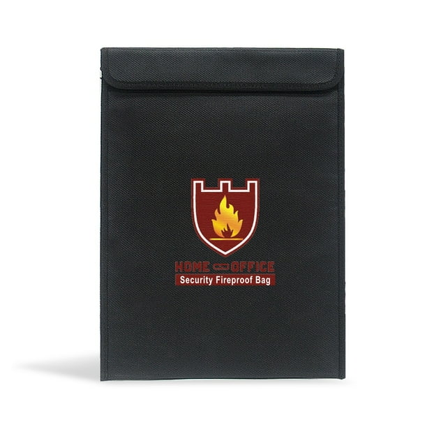 28 * 38cm Fireproof Explosionproof Security Bag Fire and Water Resistant Storage Document Bag