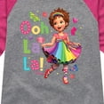 thumbnail image 3 of Fancy Nancy - Ooh La La - Toddler And Youth Girls Raglan Graphic T-Shirt, 3 of 5