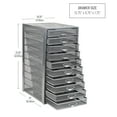 thumbnail image 4 of Mind Reader File Storage Drawers, Desk Organizer, Multi-Purpose, 10.75"L x 14"W x 21.25"H, Black, 4 of 10