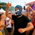 thumbnail image 4 of BotaniNest Hat Style Sunscreen Breathable Full Face Motorcycle Cycling Full Head Suitable For Holidays Such As Carnival, 4 of 5