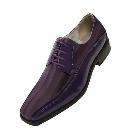 

Viotti 179 Mens Striped Satin Lace Up Oxfords Formal Tuxedo Dress Shoe