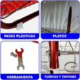thumbnail image 3 of Escurridor de Trastes CHIC FLIC 2 Niveles 41cm Cromado rojo, 3 of 6