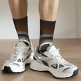 thumbnail image 6 of Susaid Casino Cards Print Men's Moisture Wicking Cushioned Crew Work Boot Socks Suitable for Size 36-45, 6 of 6