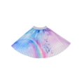 thumbnail image 6 of Girls Dress Pleated 2 Piece Set Lace Crop Top Rainbow Unicorn 6 Years, 6 of 8