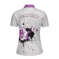 thumbnail image 3 of Customized Pickleball With Color Spatter Women's Polo Shirt S-5XL, 3 of 7