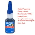 thumbnail image 2 of 480 Super Glue Rubber Repair Tire Adhesive Window Speaker Sealing Clear 480, 2 of 5