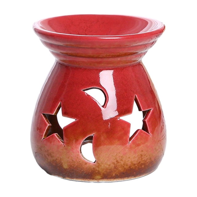 Moyic Idea de regalo única - Quemador de incienso para aromaterapia Aroma casero Fácil de limpiar Quemador de aceite esencial Aromaterapia y Aceites Esenciales horno a rojo