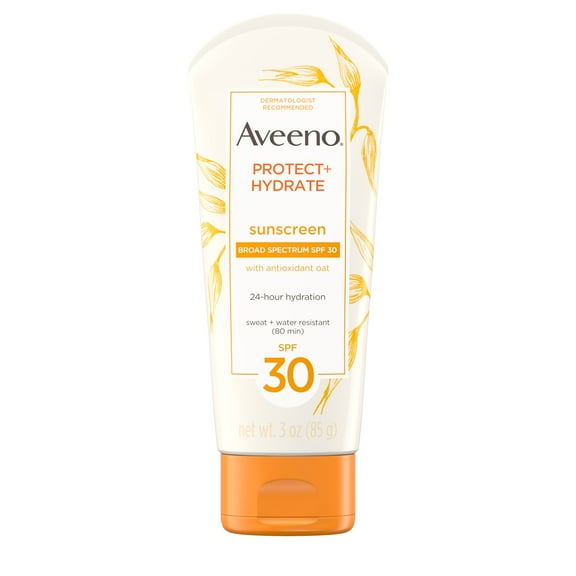 Aveeno Protect   Hydrate Face Sunscreen Lotion with SPF 30, 3 oz