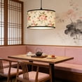 thumbnail image 6 of Sinyiin Multipurpose Table Lamps Shade Plant Theme Bamboo Iron Texture for Bedroom, 6 of 12