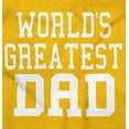 thumbnail image 2 of Father's Day World's Greatest Dad Men's Graphic T Shirt Tees Brisco Brands M, 2 of 6