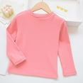 thumbnail image 2 of Girls Tops Tees & Shirts - Girls Thermal Shirt Long Sleeve Half Turtleneck Soft Comfortable Base Layer Top for Toddler Kids Lightweight Breathable Fall Winter, 2 of 3