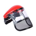 thumbnail image 4 of Protector facial para motosierra, protector facial para golpear hierba, protector facial forestal multifuncional de buena ventilación, para paisajismo Rojo, 4 of 8