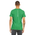 thumbnail image 3 of Daxton Adult Unisex Tshirt New Orleans Script with Louisiana Vertical on the Back, Kelly Green White, L, 3 of 3