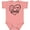 Mauve, variant on Inktastic I Love My Daddy in Black Chalk Heart Boys or Girls Baby Bodysuit