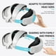 thumbnail image 4 of Diadema para Apple Vision Pro, diadema de repuesto ajustable, alivia la presión facial, equilibra el peso corporal, mejora el soporte y la comodidad, adecuada para los accesorios de Vision Pro, 4 of 7