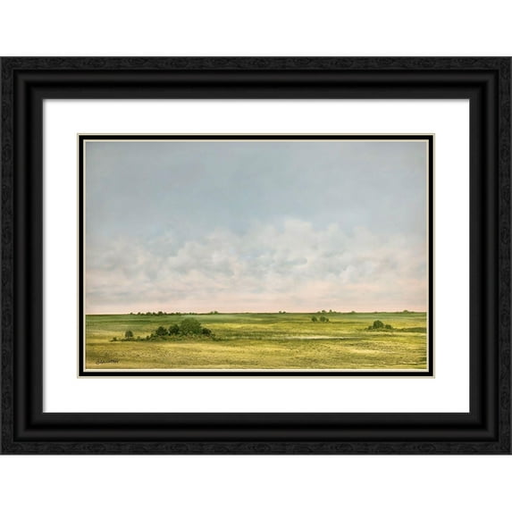 Laughton, Peter 24x17 Black Ornate Wood Framed with Double Matting Museum Art Print Titled - Florida Inland 2