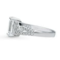 thumbnail image 3 of BERRICLE Sterling Silver Arrow Cubic Zirconia CZ Fashion Split Shank Ring for Women, Rhodium Plated Size 5, 3 of 9
