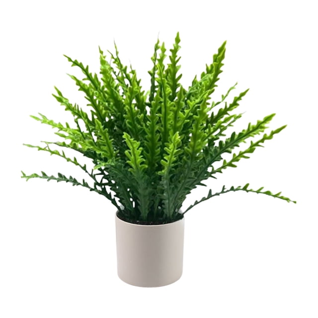 Artificial Potted Plants Set of 5, 6.7 Inch Small Fake Succulents in Matte Pots, Real Touch Plastic Greenery for Home Office Desk Decor, Bathroom, Kitchen, Shelf, Easy Ca