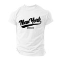 thumbnail image 6 of Leey-World Men's T-Shirt Short Sleeve Crew Neck Textured Shirts Classic Knit Pullover Tees Mens Tshirts(White,L), 6 of 9