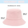 thumbnail image 4 of Zando 2 Pcs Cotton Kids Sun Hats Wide Brim UV Protection Toddler Sun Hat Summer Beach Toddler Bucket Hat for Boys Girls Outdoor White & Blue 2-7 Years, 4 of 7