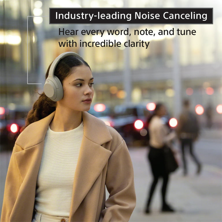 Sony WH-1000XM4 Wireless Google - Canceling Assistant Noise Headphones with Over-the-Ear Black