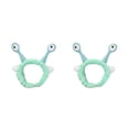 thumbnail image 3 of relayinert Elastic And Easy To Wear Cartoon Headband For Washing Face Practical And Convenient Plush Headband light green 2Set, 3 of 6