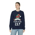 thumbnail image 6 of Historian Elf Christmas Unisex Sweatshirt, S-2XL Holidays Xmas Elves, 6 of 9