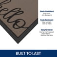 thumbnail image 4 of PABUBE Outdoor Doormat, Heavy Duty Non-Slip Welcome Mat, Low Pile & Dirt Trapper Front Door Mat Outside, Patio Outdoor Mat for Front Doors, 17" x 30", 4 of 10