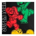 thumbnail image 3 of Playera Super Mario Talla 8 Manga Larga con Estampado de Mario, Luigi, Yoshi y Toad Negro, 3 of 3