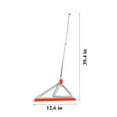 thumbnail image 5 of All-Surface Silicone Broom,Squeegee, Pet Hair Remover for Indoor Cleaning for Smooth Floors and Window(Orange), 5 of 5