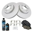 thumbnail image 2 of TRQ Front Ceramic Brake Pad & Coated Rotor Kit with Fluids for Chevrolet Camaro BKA24676 Fits select: 2017 CHEVROLET CAMARO LS/LT, 2018 CHEVROLET CAMARO LS, 2 of 6