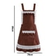 thumbnail image 2 of Delantal con bolsillos y volantes para mujer, delantal de limpieza para cocina, 2 of 5