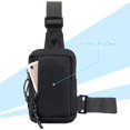 thumbnail image 6 of Gustave Small Sling Bag for Men Women Crossbody Chest Bag Water Resistant Oxford Sling Backpack Mini Lightweight Casual Phone Shoulder Bags for Travel Workout Hiking, Black, 6 of 7
