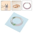 thumbnail image 3 of Masteelf Jewelry Cleaning Cloth Double- Sided Polishing Cloths Glasses Cleaning Cloths 50pcs, 3 of 10